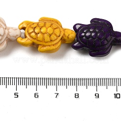 Dyed Synthetic Turquoise Beads Strands&nbsp;G-G024-01