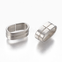 Non-Tarnish 304 Stainless Steel Slide Charms/Slider Beads&nbsp;STAS-L233-060P