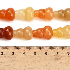 Natural Golden Silk Jade Beads Strands&nbsp;GG-CBA47A4-A01-18X13MM