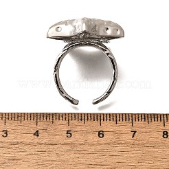 Brass Cuff Rings for Women&nbsp;RJEW-Q008-07C-P