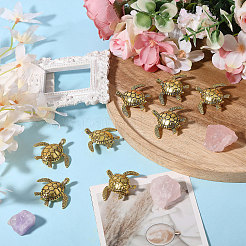12Pcs Turtle Alloy Lapel Pinks for Backpack Clothes&nbsp;JEWB-CA0001-88AG