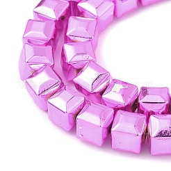 Electroplated Synthetic Non-magnetic Hematite Beads Strands&nbsp;G-A263-H01-01E