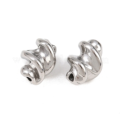 Twist Corrugated 304 Stainless Steel Beads&nbsp;STAS-T072-13P