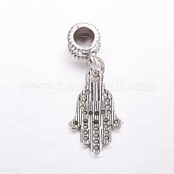 Tibetan Style Alloy European Dangle Charms&nbsp;MPDL-J041-11AS