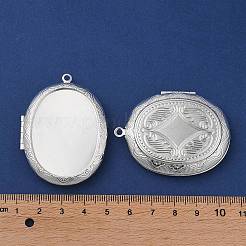 Brass Locket Pendants&nbsp;KK-K277-09S