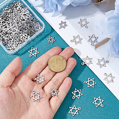 200Pcs 3 Styles 201 Stainless Steel Pendants&nbsp;STAS-HS0001-48