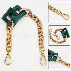 Acrylic Square Link Chain Bag Handles&nbsp;FIND-WH0135-36