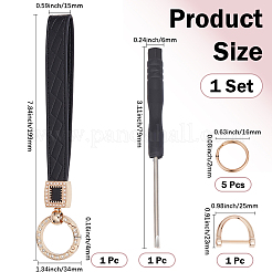 PU Leather Keychains&nbsp;KEYC-WH20008-25C