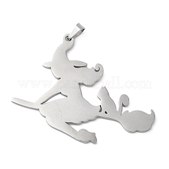 Non-Tarnish Halloween 304 Stainless Steel Big Pendants&nbsp;LS-STAS-R122-14P