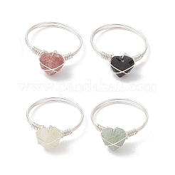 Gemstone Finger Rings&nbsp;RJEW-TA00232-02