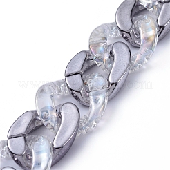 Handmade Acrylic Curb Chains&nbsp;AJEW-JB00629-01