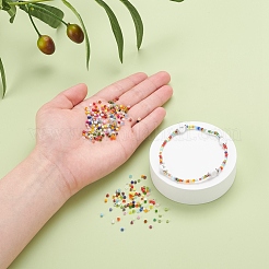 6300Pcs 5 Styles Glass Seed Beads&nbsp;SEED-YW0001-18