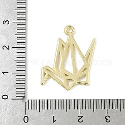 Alloy Open Back Bezel Pendants&nbsp;FIND-L025-07G