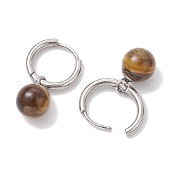 Gemstone Hoop Earring&nbsp;EJEW-JE05760