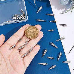 30Pcs 3 Styles 201 Stainless Steel Pendants&nbsp;STAS-UN0046-05
