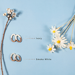 Resin & Wood Link Rings&nbsp;RESI-OL0001-05B