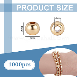 1000Pcs Brass Solid Beads&nbsp;KK-PH0015-03B