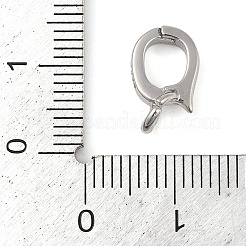 Anti-Tarnish Rhomdium Plated 925 Sterling Silver Pendant Bails&nbsp;STER-NH0001-067B-P