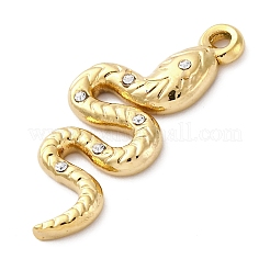 PVD Vacuum Plating 304 Stainless Steel Rhinestone Pendants&nbsp;STAS-S163-22G