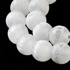 Natural Selenite Beads Strands&nbsp;G-F706-12B-02C