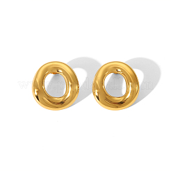 Simple 304 Stainless Steel Stud Earrings&nbsp;RJ6246-2