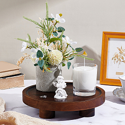 Wooden Desktop Storage Tray Holder&nbsp;DIY-WH0622-306