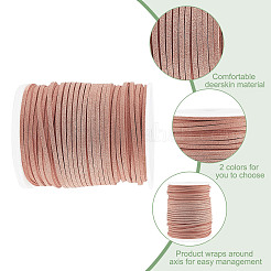 2 Rolls 2 Colors Flat Faux Suede Cord&nbsp;OCOR-DC0001-05