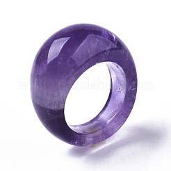 Natural Amethyst Rings&nbsp;G-N0326-032