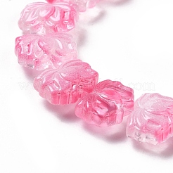 Transparent Glass Beads Strands&nbsp;X-GLAA-F114-01E