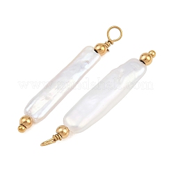 Natural Baroque Keshi Pearl Pendants&nbsp;PA-CBA0A45-02G