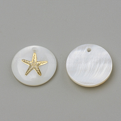 Freshwater Shell Pendants&nbsp;SHEL-Q010-G