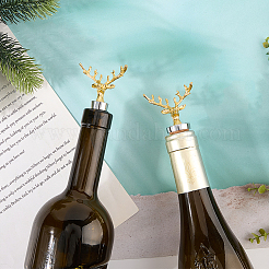 2Pcs 2 Style Zinc Alloy Wine Stoppers&nbsp;FIND-GF0011-17B