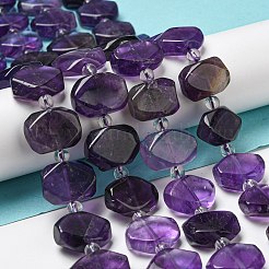 Natural Amethyst Beads Strands&nbsp;G-G072-A04-02