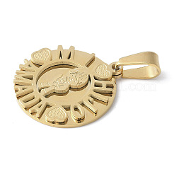 304 Stainless Steel Pendants&nbsp;STAS-S162-27G