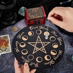 DIY Star Pattern Pendulum Board Dowsing Divination Making Kit&nbsp;DIY-CN0002-36
