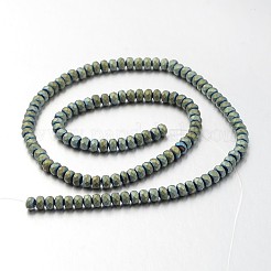 Electroplate Non-magnetic Synthetic Hematite Bead Strands&nbsp;G-F300-48B-F07