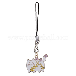 Alloy Enamel Mobile Straps&nbsp;HJEW-JM01090