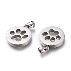 Non-Tarnish 304 Stainless Steel Pet Pendants&nbsp;STAS-Z006-15P