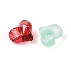Baking Paint Transparent Glass Beads&nbsp;DGLA-N018-08