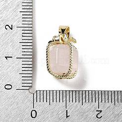 Natural Rose Quartz Gift Box Charms&nbsp;LS-G-P523-01G-01