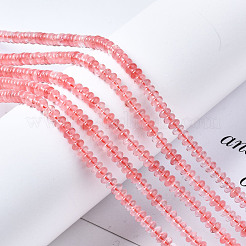 Cherry Quartz Glass Beads Strands&nbsp;G-S366-106