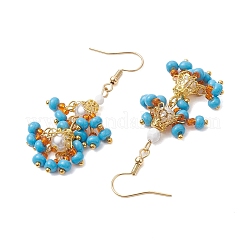 2 Pairs 2 Colors 304 Stainless Steel Dangle Earrings&nbsp;EJEW-MZ00130