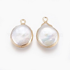 Natural Cultured Freshwater Pearl Pendants&nbsp;PEAR-P059-Q01