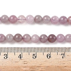 Natural Madagascar Rose Quartz Beads Strands&nbsp;G-Z115-C02-6mm