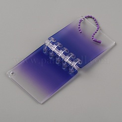 Gradient Color Transparent Mini Acrylic Binder Covers&nbsp;DIY-WH0387-92