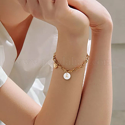 Natural Freshwater Shell Pendants&nbsp;SSHEL-CJ0001-07