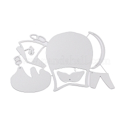 Girl Carbon Steel Cutting Dies Stencils&nbsp;DIY-P076-42