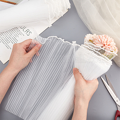 Polyester Flower Bouquet Wrapping Mesh Paper&nbsp;DIY-WH0542-38B