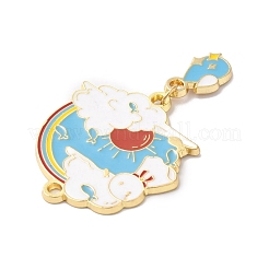 Alloy Enamel Big Pendants&nbsp;ENAM-D046-05G