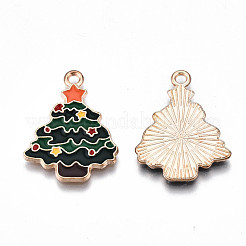 Alloy Enamel Pendants&nbsp;X-ENAM-Q442-025-RS